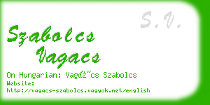 szabolcs vagacs business card